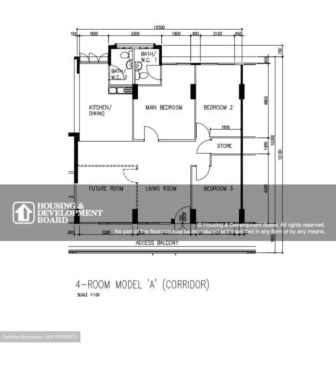 Blk 223 Choa Chu Kang Central (Choa Chu Kang), HDB 4 Rooms #597239251
